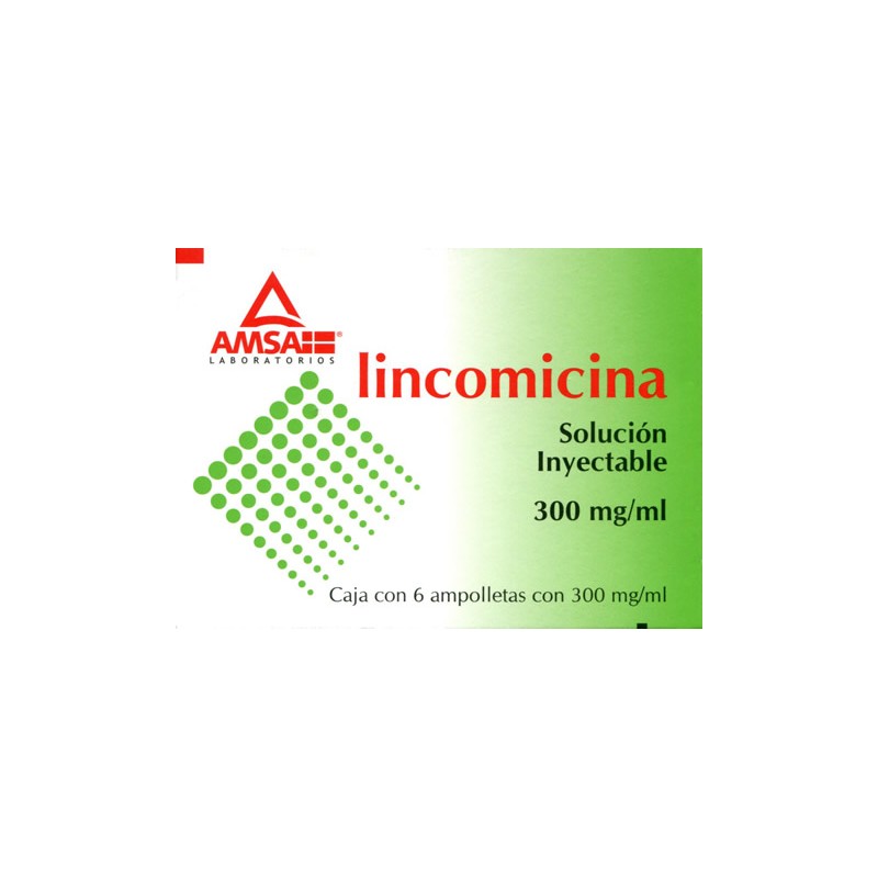 Lincomicina c/6 amp. 300 mg.