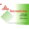 Lincomicina c/6 amp. 300 mg.