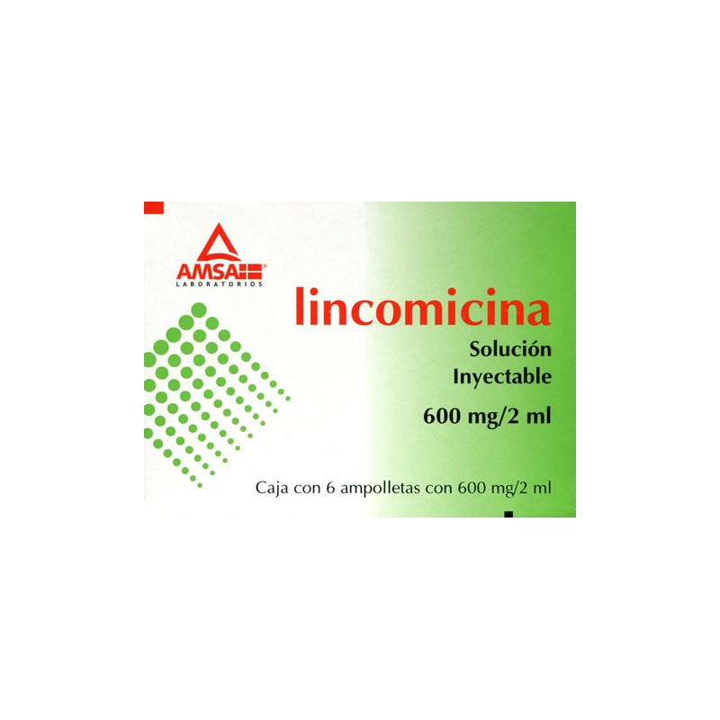 Lincomicina c/6 amp. 600 mg.