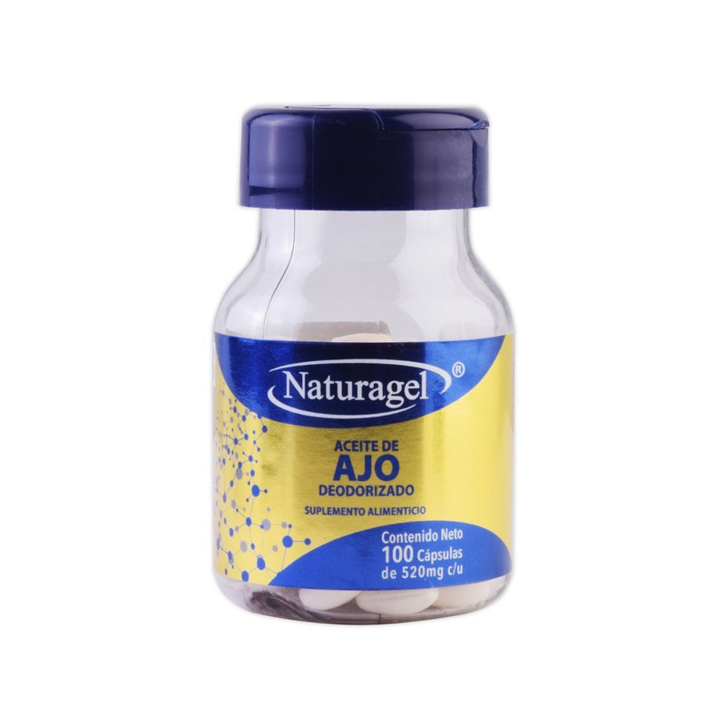 Ajo deodorizado **nuevo** capsulas c/100