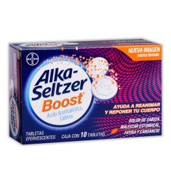 Alka-seltzer boost c/10 tabs. efervescentes 500/65 mg.