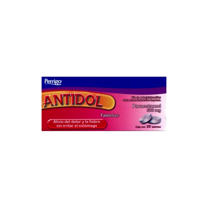 Antidol c/20 tabs. 500 mg.