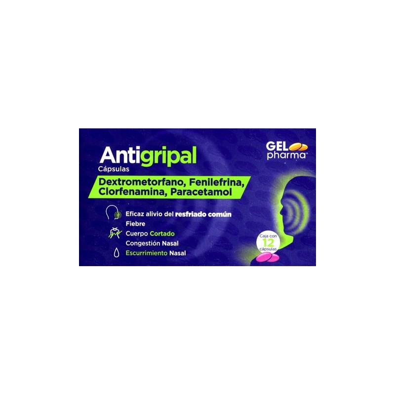 Antigripal c/12 caps.