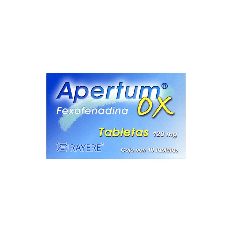 Apertum ox c/10 tabs. 120 mg.