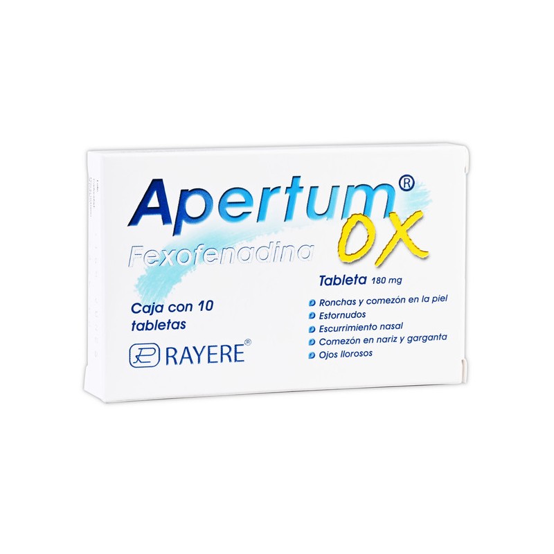 Apertum-ox c/10 tabs. 180 mg.