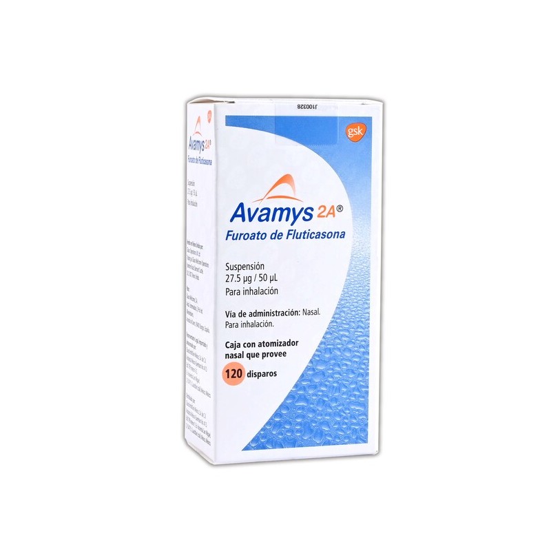 Avamys 2a susp. nasal c/120 disparos 27.5 mcg.