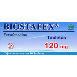 Biostafex c/10 tabs. 120 mg.