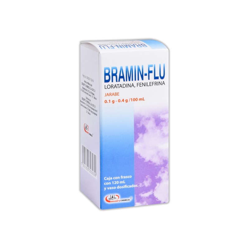 Bramin flu jarabe c/120 ml.