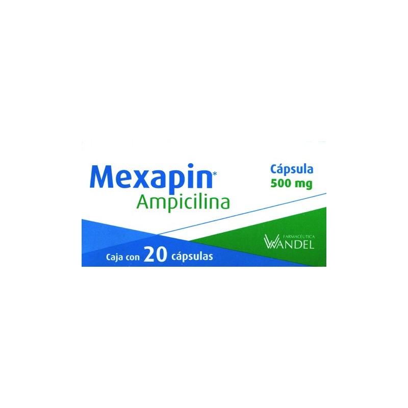 Mexapin c/20 caps. 500 mg.