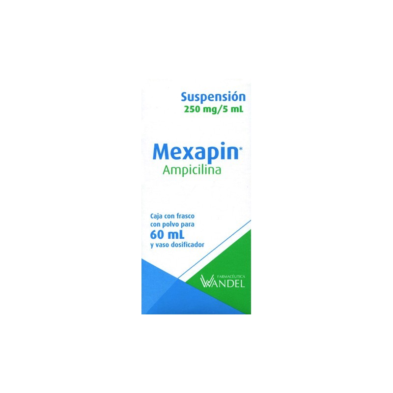Mexapin susp. 250 mg. 60 ml.