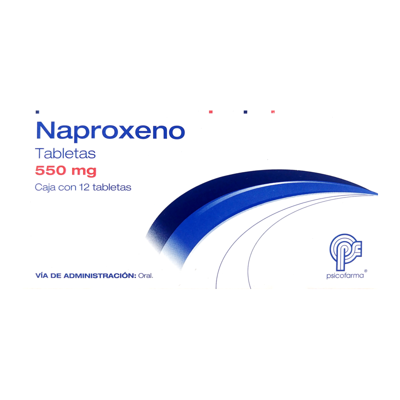 Naproxeno sodico c/12 tabs. 550 mg.