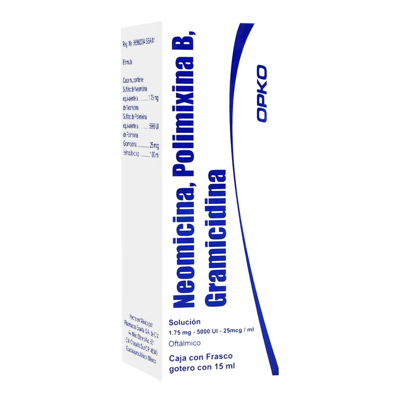 Neomicina polimixina b gramicidina sol. oft. gotas 15ml (tri