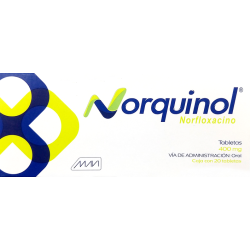 Norquinol 400 mg. c/20 grageas