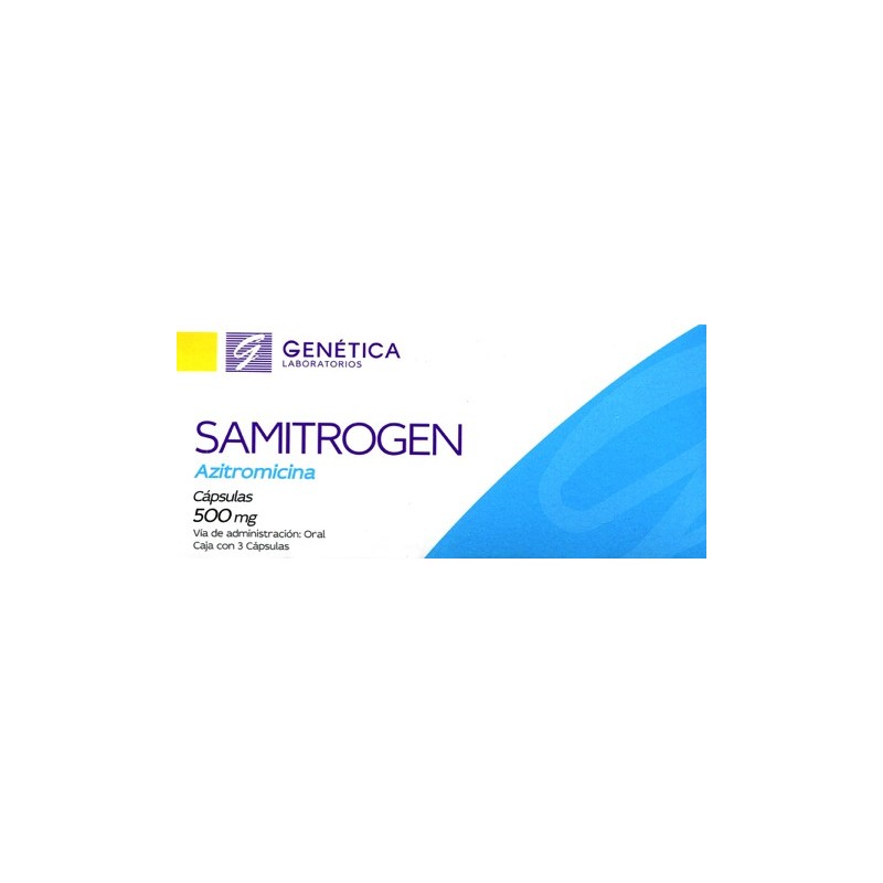 Samitrogen c/3 caps. 500 mg.