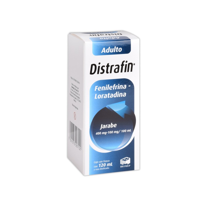 Distrafin jbe. adulto 120 ml. 400/100 mg.
