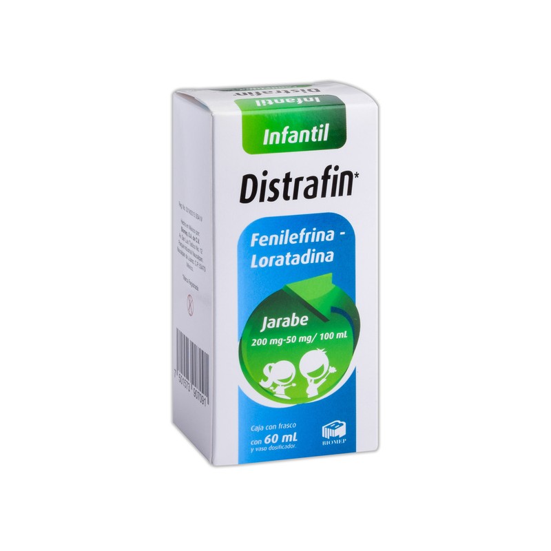 Distrafin jbe. infantil 60 ml. 200/50 mg.