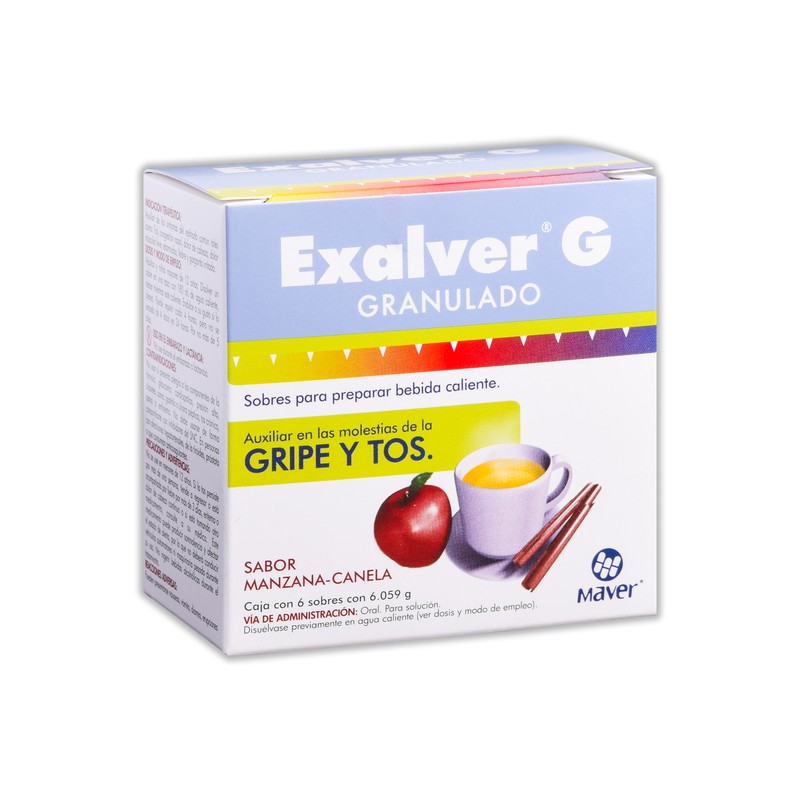 Exalver-g (manz-can) granulado c/6 sobs. 20/10/4/650 mg.