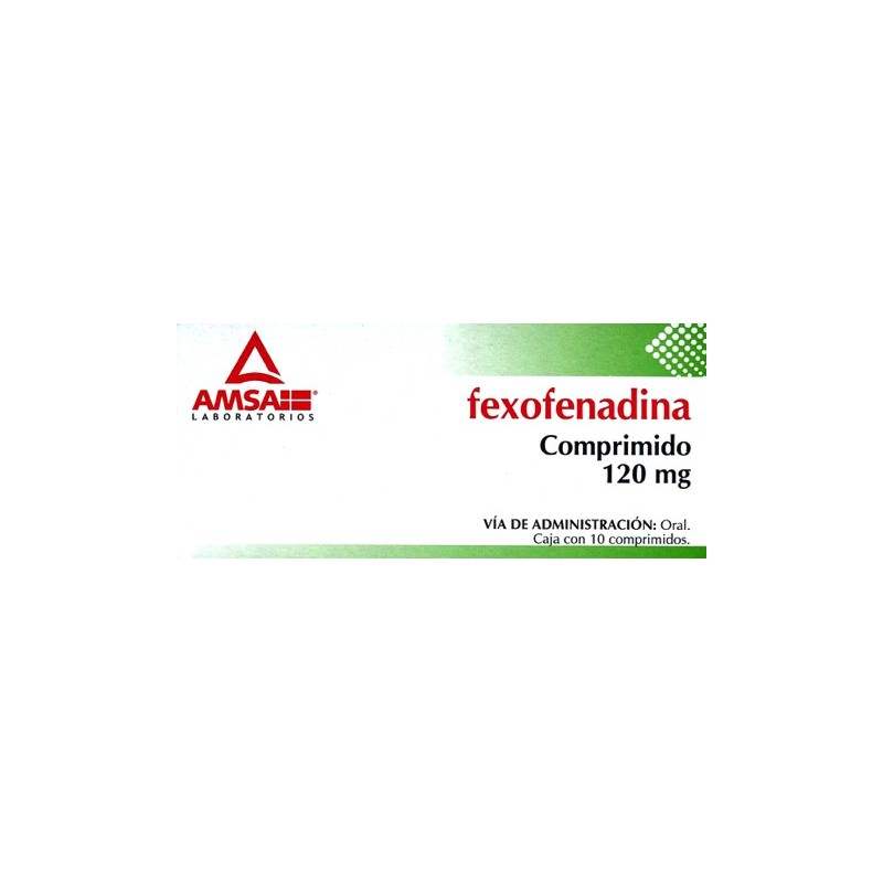 Fexofenadina c/10 comp. 120 mg.