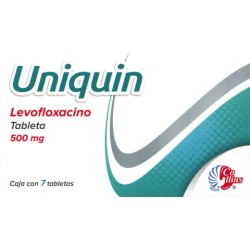 Uniquin c/7 tabs. 500 mg.