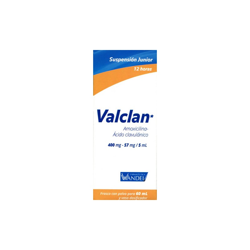 Valclan 12h susp. jr. 400mg/57mg 60 ml