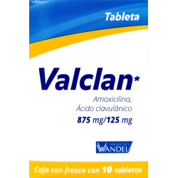 Valclan c/10 tabs. 875/125 mg.