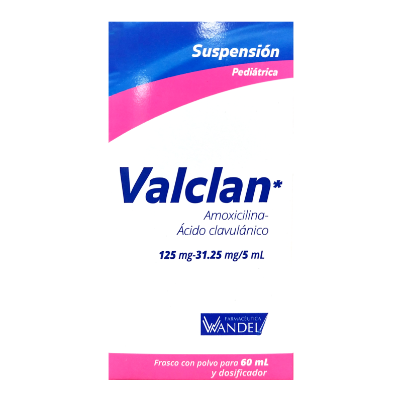 Valclan susp.125/31.25 mg. 60 ml
