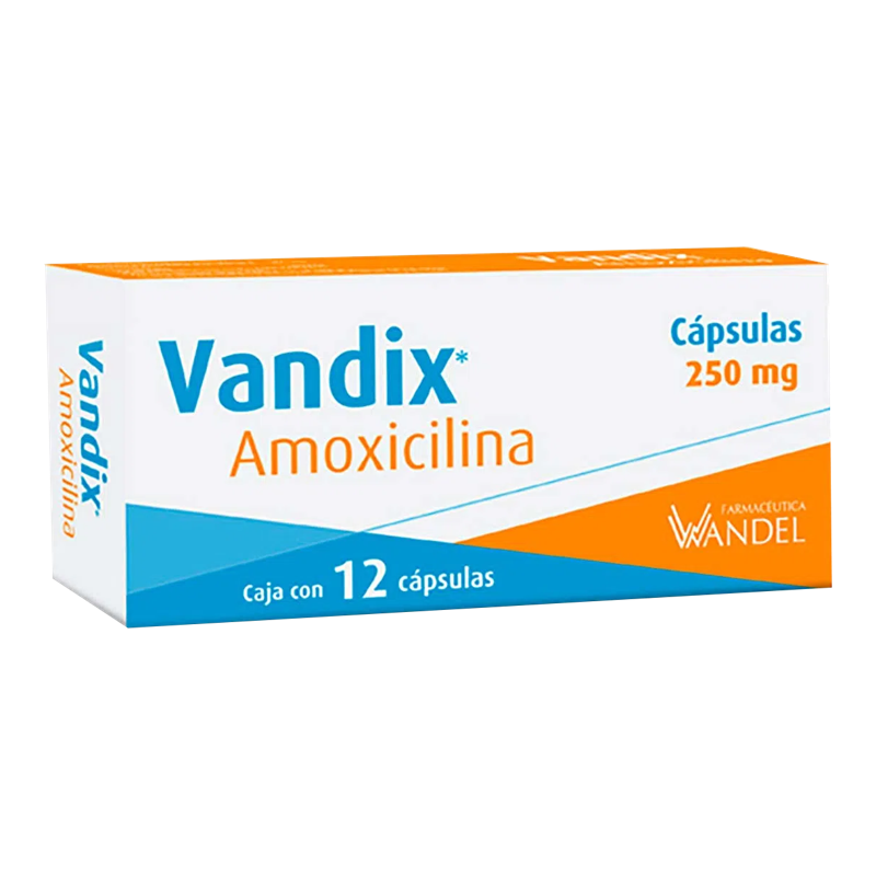 Vandix c/12 capsulas 250mg