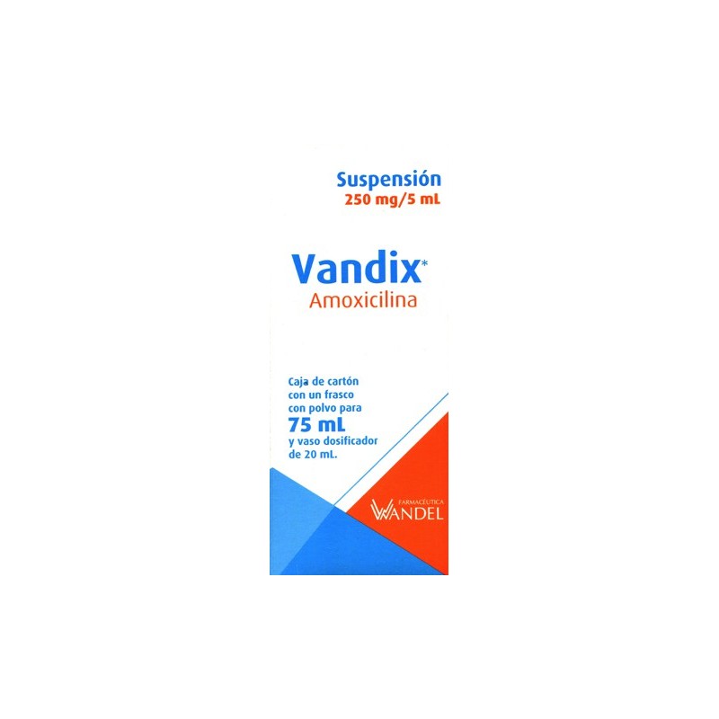 Vandix susp. 250 mg. 75 ml.