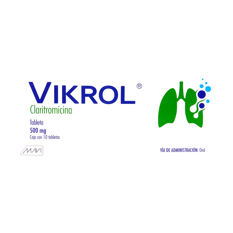 Vikrol c/10 tabs. 500 mg.