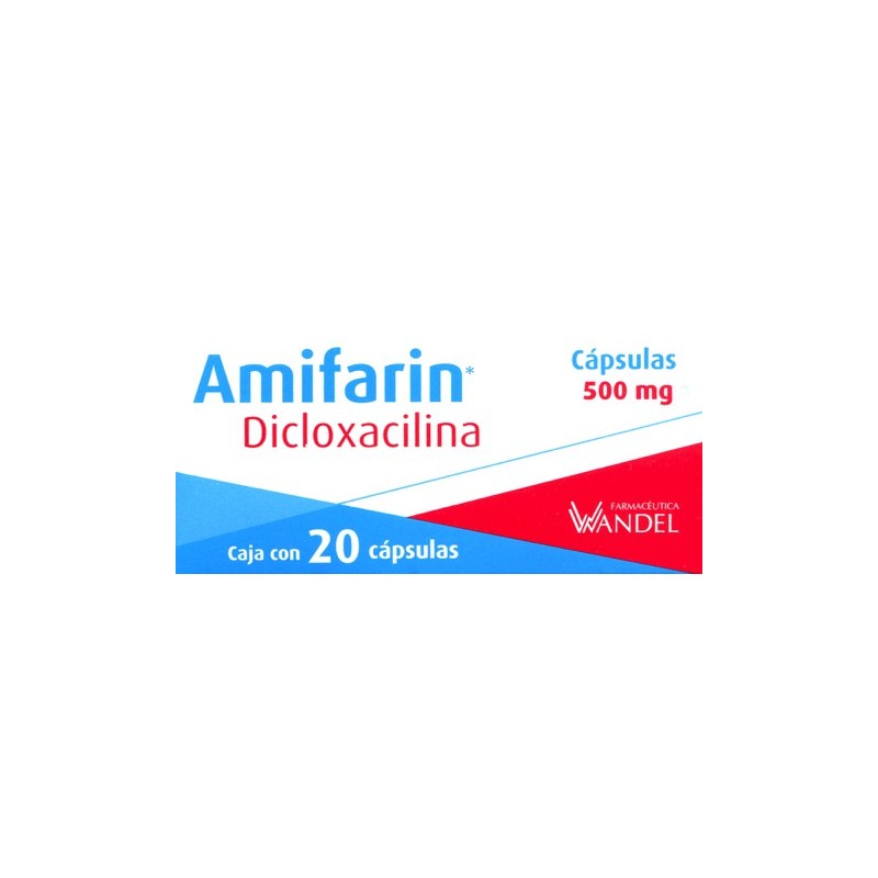 Amifarin c/20 caps. 500 mg.