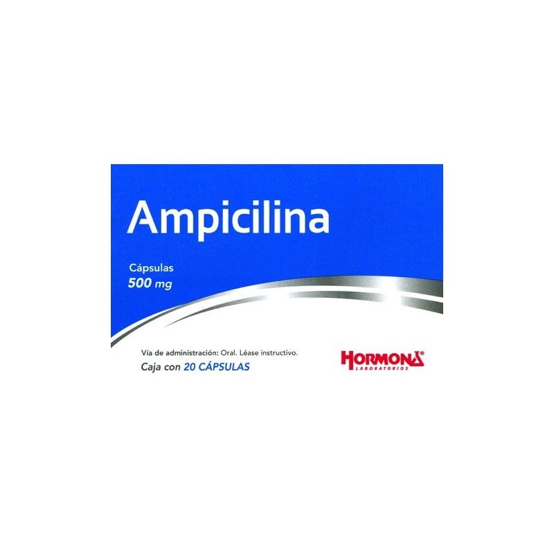 Ampicilina c/20 caps. 500 mg.