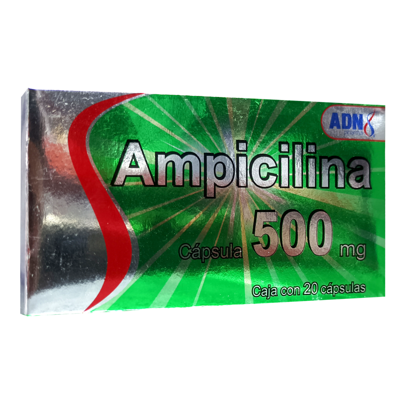 Ampicilina(adn) 500mg c/20 caps