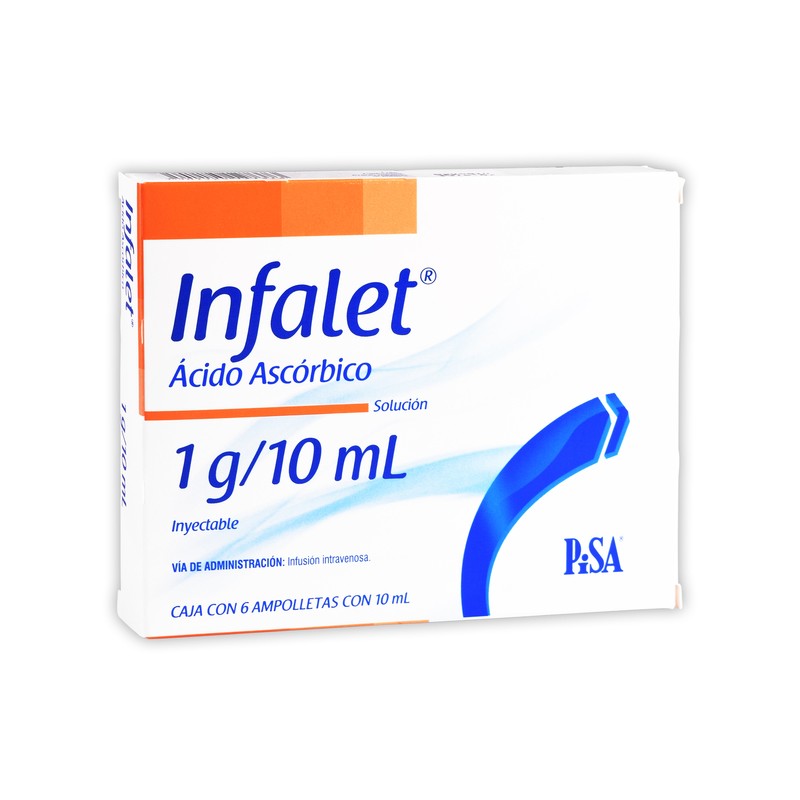 Infalet sol. iny. c/6 amptas. 1 g/10 ml.