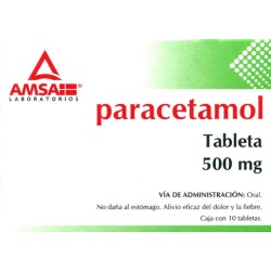 Paracetamol c/10 tabs. 500 mg.