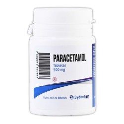 Paracetamol tab. 500 mg. fco. c/20
