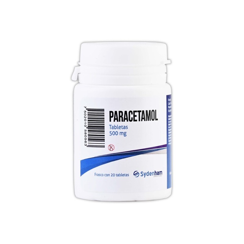 Paracetamol tab. 500 mg. fco. c/20