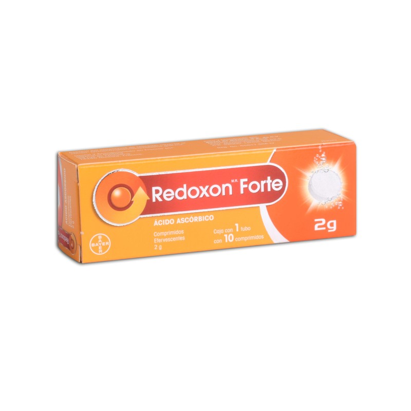 Redoxon forte c/10 comps. efervs. sabor naranja 2 g.