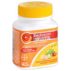 Redoxon infantil c/100 tabs. masticables 100 mg.