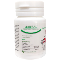 Bateral tab. 80/400 mg. fco. c/20