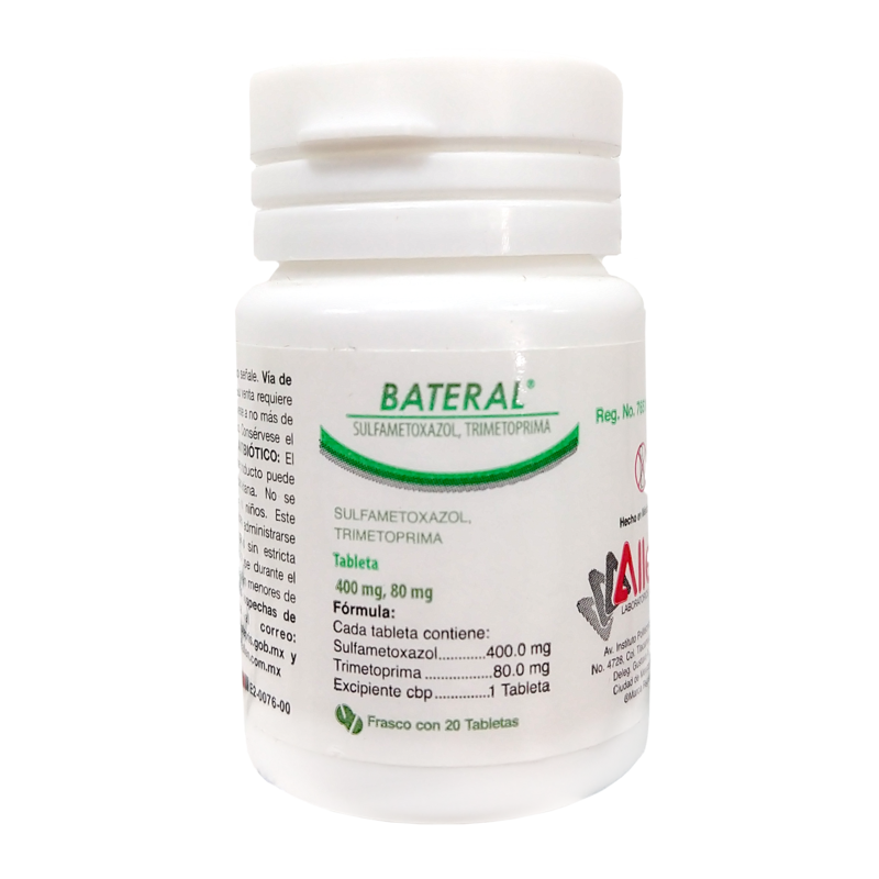 Bateral tab. 80/400 mg. fco. c/20