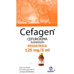 Cefagen susp. 50 ml. 125 mg.