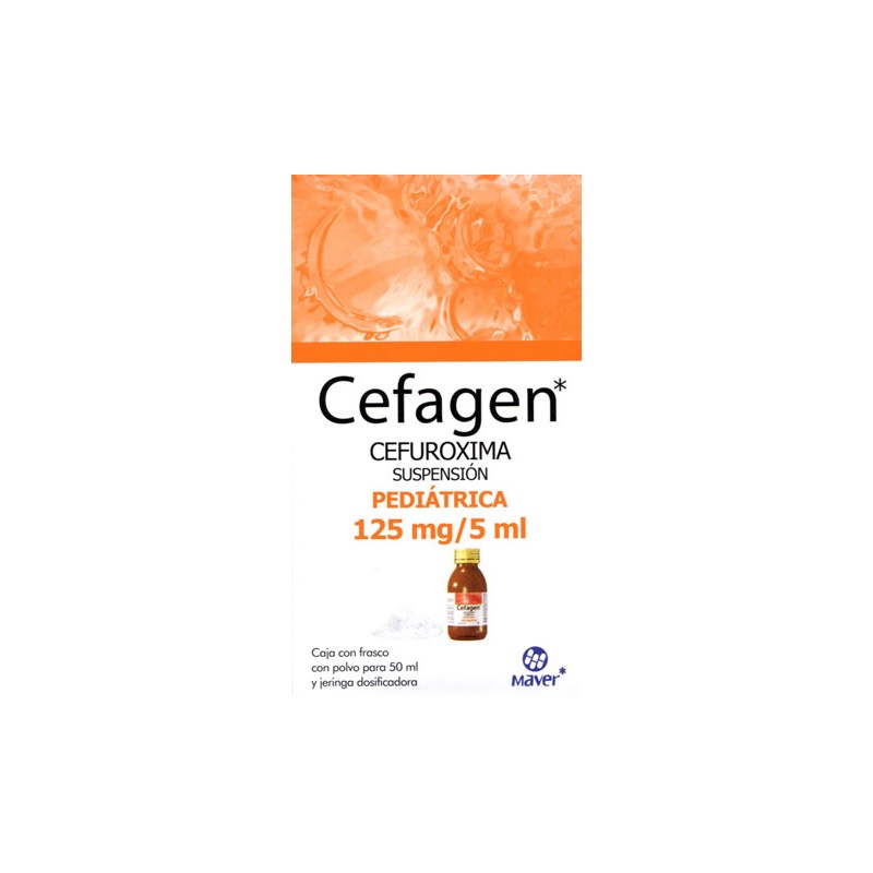 Cefagen susp. 50 ml. 125 mg.