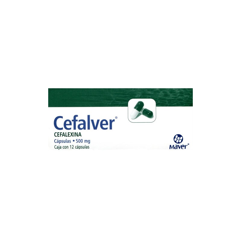 Cefalver c/12 caps. 500 mg.