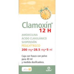 Clamoxin 12h susp. ped. 200/28.5