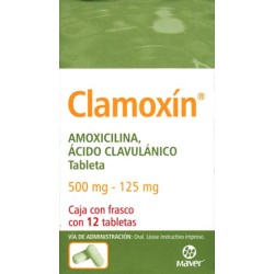 Clamoxin c/12 tabs. 500mg