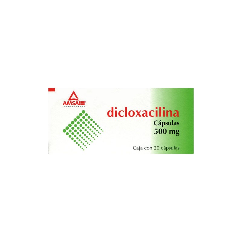 Dicloxacilina gi c/20 caps. 500 mg.