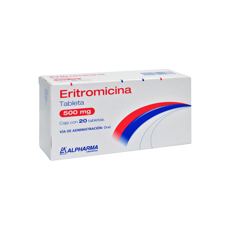 Eritromicina c/20 tabs. 500 mg.