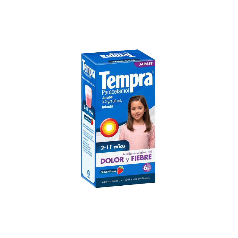 Tempra jbe. inf 120 ml  sabor fresa