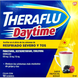Theraflu daytime c/10 sobres frutos del bosque