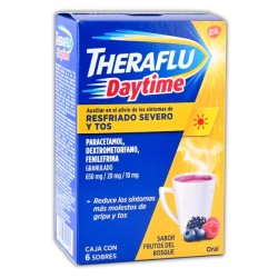 Theraflu daytime c/6 sobres frutos del bosque